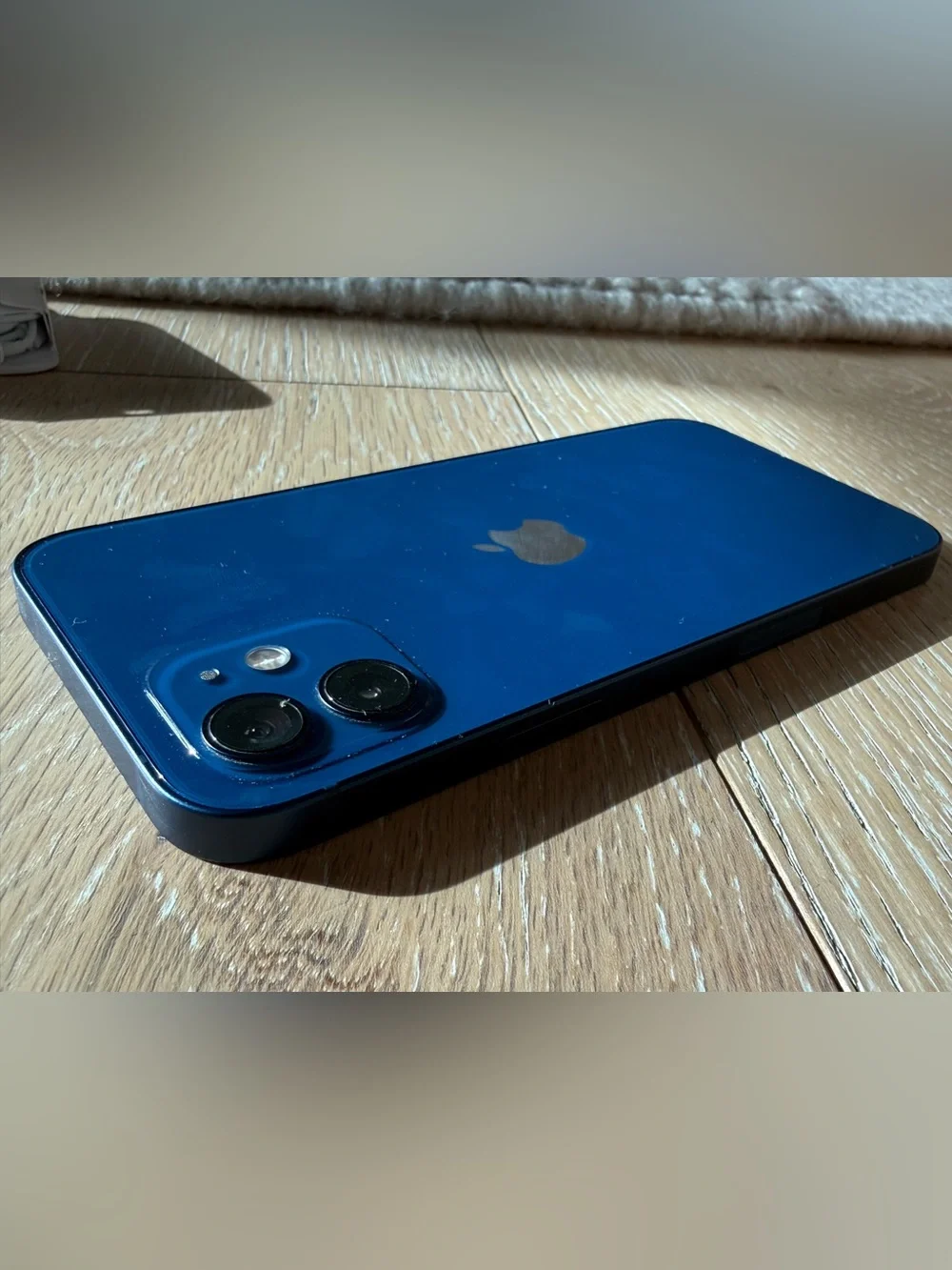Apple iPhone 12 Navy Blue with Headphones and USB A Charging Cable 64GB